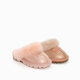 Ozugg Kids Coquette Metallic Slippers