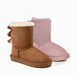 Ozugg Kids 2 Ribbon Boots
